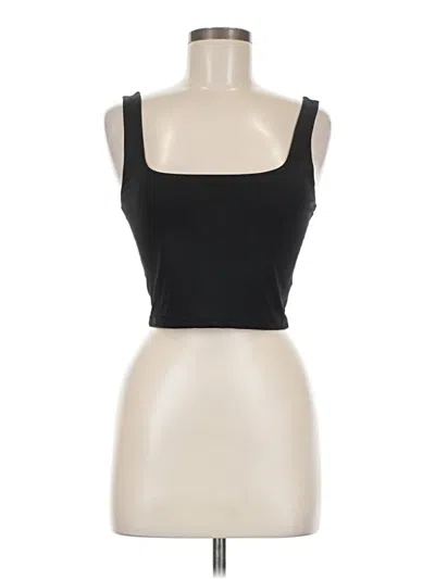 Pre-owned Express Tank Top Black Strapless Neckline Tops