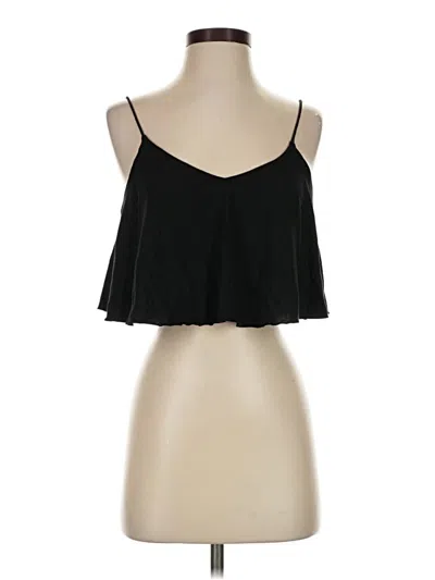 Pre-owned Express Tank Top Black Strapless Neckline Tops