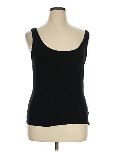 Pre-owned Express Tank Top Black Strapless Neckline Tops
