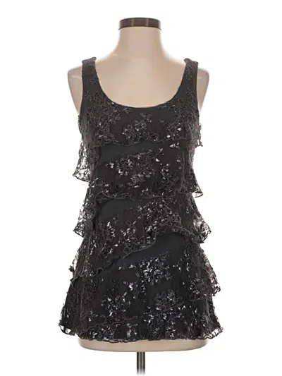 Pre-owned Express Tank Top Black Strapless Neckline Tops