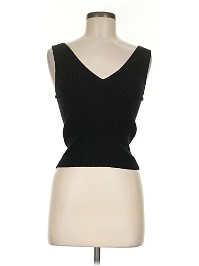 Pre-owned Express Tank Top Black Strapless Neckline Tops
