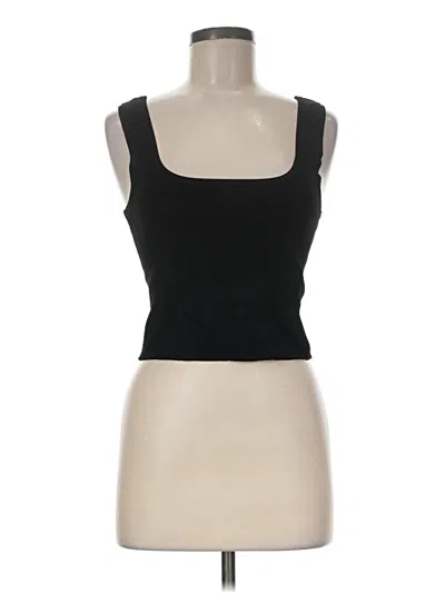Pre-owned Express Tank Top Black Strapless Neckline Tops