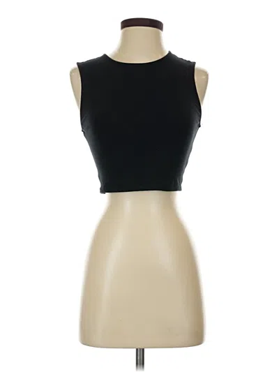 Pre-owned Express Tank Top Black Strapless Neckline Tops