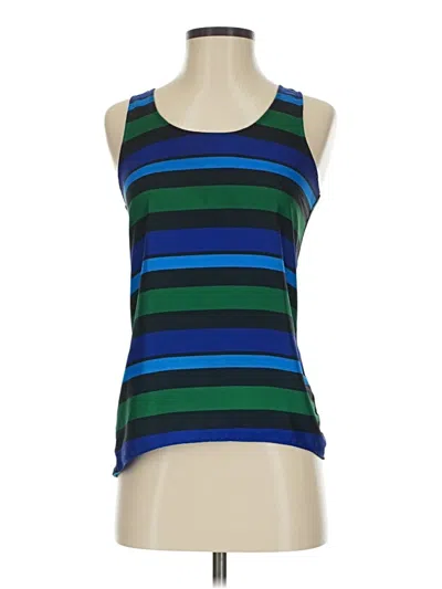 Pre-owned Express Tank Top Blue Halter Neckline Tops