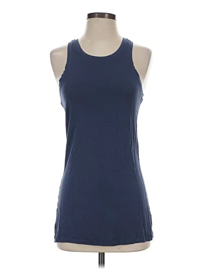 Pre-owned Express Tank Top Blue Halter Neckline Tops