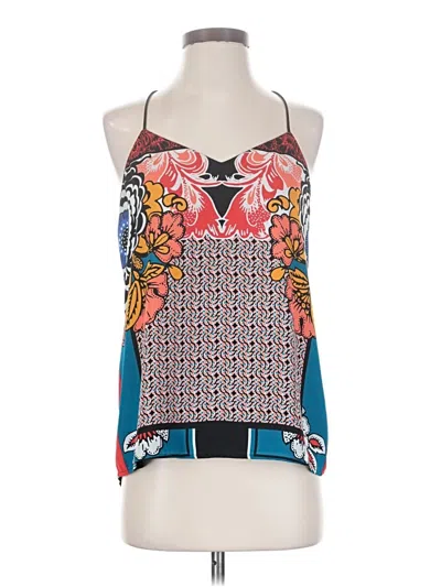 Pre-owned Express Tank Top Blue Halter Neckline Tops