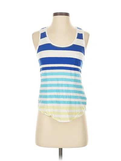 Pre-owned Express Tank Top Blue Scoop Neck Tops