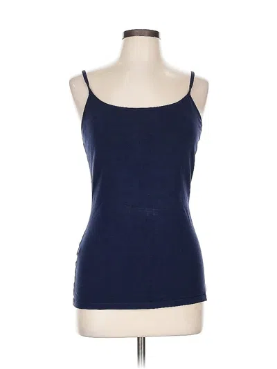 Pre-owned Express Tank Top Blue Strapless Neckline Tops