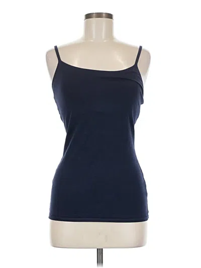 Pre-owned Express Tank Top Blue Strapless Neckline Tops