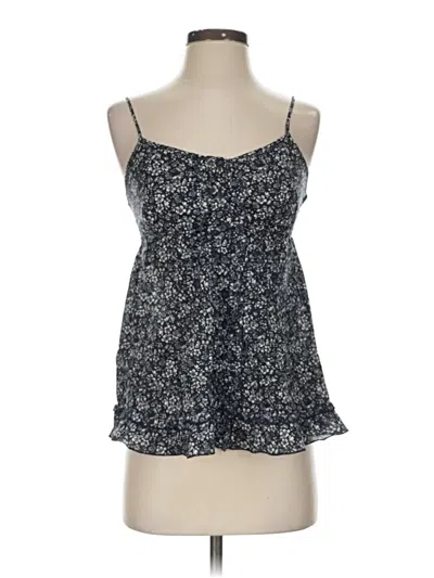 Pre-owned Express Tank Top Blue Strapless Neckline Tops