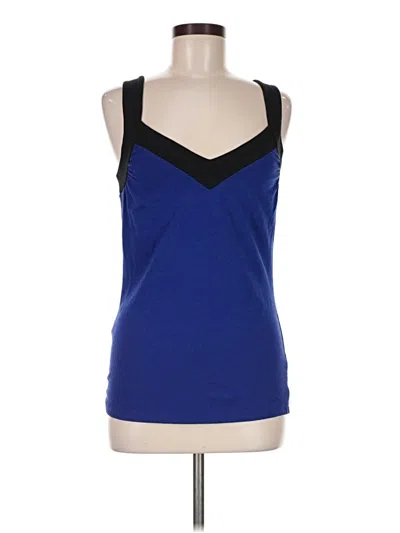 Pre-owned Express Tank Top Blue Strapless Neckline Tops