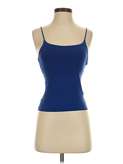 Pre-owned Express Tank Top Blue Strapless Neckline Tops