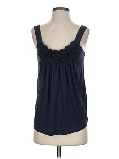 Pre-owned Express Tank Top Blue Strapless Neckline Tops