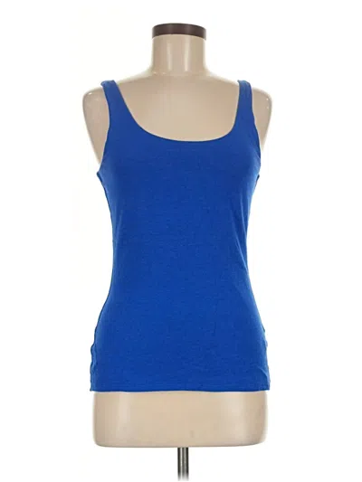 Pre-owned Express Tank Top Blue Strapless Neckline Tops