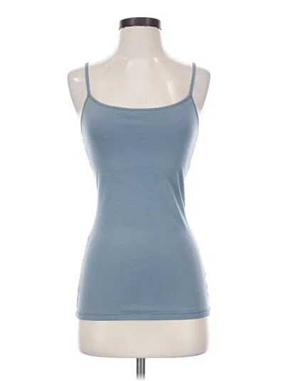 Pre-owned Express Tank Top Blue Strapless Neckline Tops