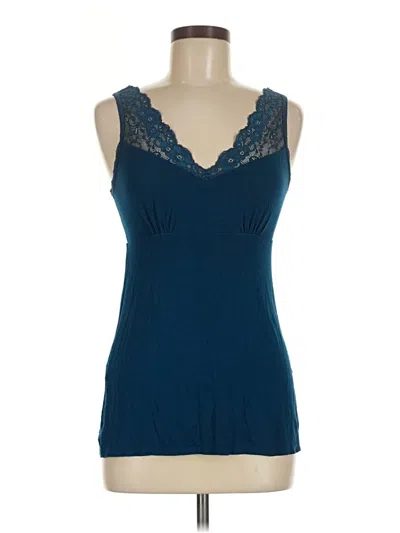 Pre-owned Express Tank Top Blue Sweetheart Neckline Tops