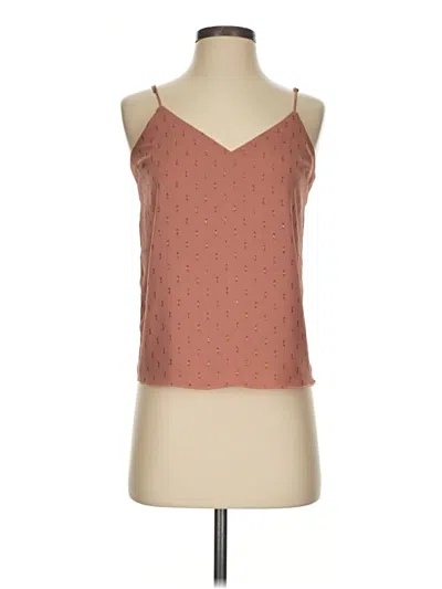 Pre-owned Express Tank Top Brown Halter Neckline Tops