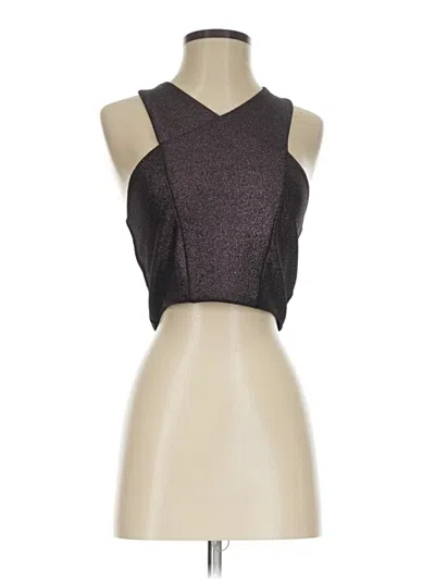 Pre-owned Express Tank Top Brown Strapless Neckline Tops