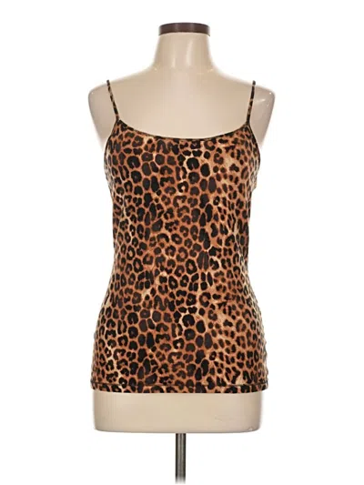 Pre-owned Express Tank Top Brown Strapless Neckline Tops