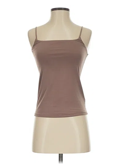 Pre-owned Express Tank Top Brown Strapless Neckline Tops