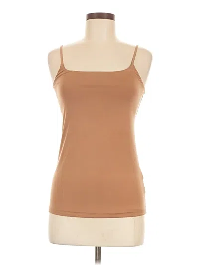 Pre-owned Express Tank Top Brown Strapless Neckline Tops
