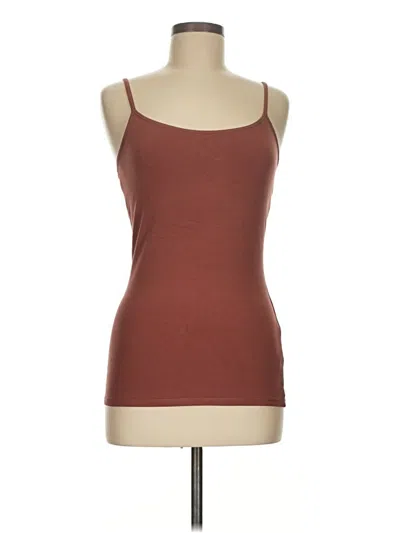 Pre-owned Express Tank Top Brown Strapless Neckline Tops