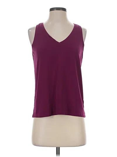 Pre-owned Express Tank Top Burgundy Halter Neckline Tops