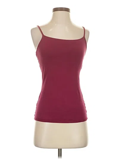 Pre-owned Express Tank Top Burgundy Strapless Neckline Tops