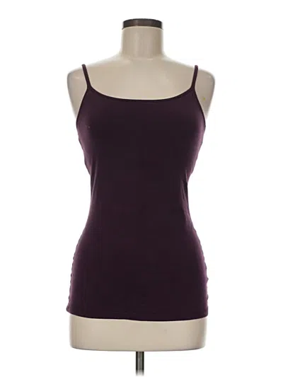 Pre-owned Express Tank Top Burgundy Strapless Neckline Tops