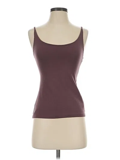 Pre-owned Express Tank Top Burgundy Strapless Neckline Tops