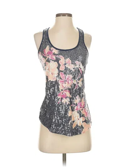 Pre-owned Express Tank Top Gray Halter Neckline Tops