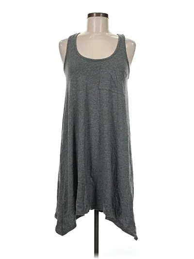Pre-owned Express Tank Top Gray Halter Neckline Tops