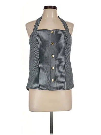 Pre-owned Express Tank Top Gray Halter Neckline Tops