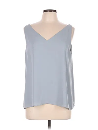 Pre-owned Express Tank Top Gray One Shoulder Neckline Tops