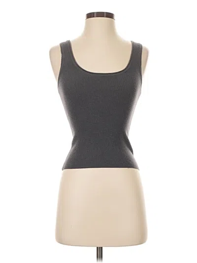 Pre-owned Express Tank Top Gray Strapless Neckline Tops