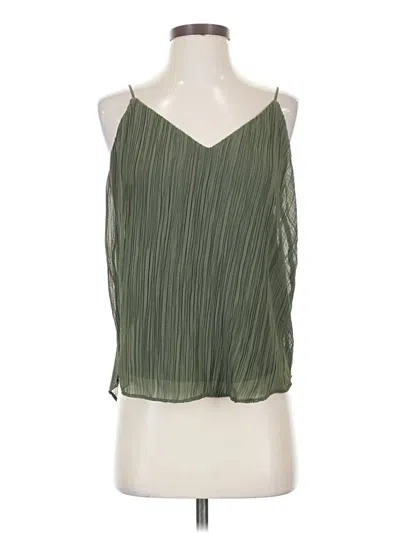 Pre-owned Express Tank Top Green Halter Neckline Tops