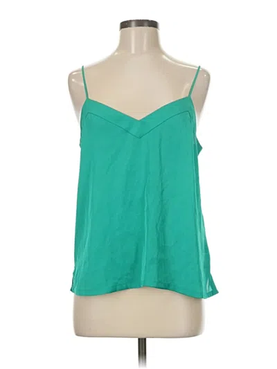 Pre-owned Express Tank Top Green Strapless Neckline Tops