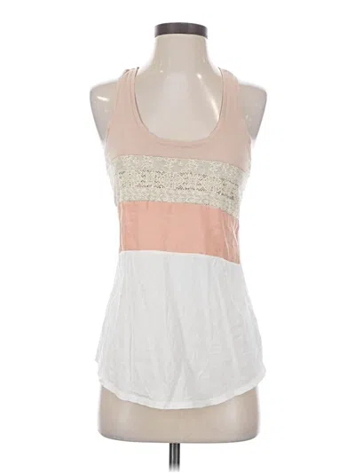 Pre-owned Express Tank Top Ivory Halter Neckline Tops