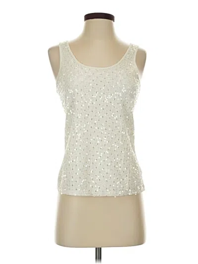 Pre-owned Express Tank Top Ivory Halter Neckline Tops