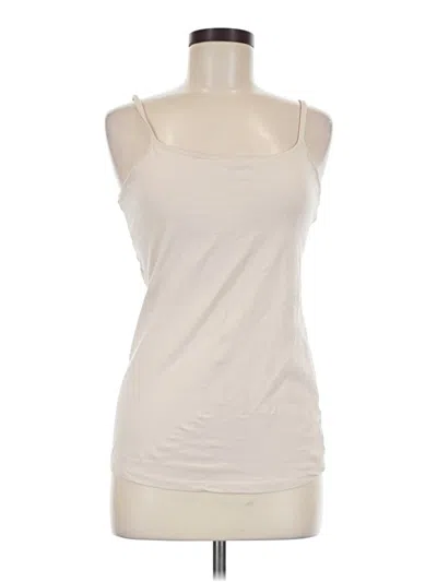 Pre-owned Express Tank Top Ivory Halter Neckline Tops