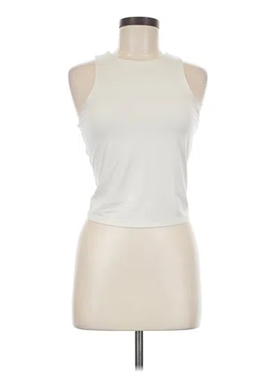 Pre-owned Express Tank Top Ivory Halter Neckline Tops