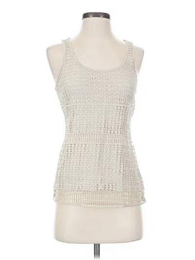 Pre-owned Express Tank Top Ivory Halter Neckline Tops