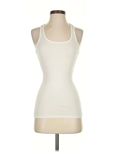 Pre-owned Express Tank Top Ivory Halter Neckline Tops In White