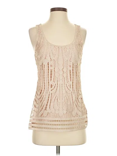 Pre-owned Express Tank Top Ivory Halter Neckline Tops In White