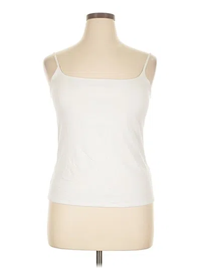Pre-owned Express Tank Top Ivory Strapless Neckline Tops