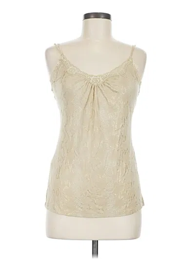 Pre-owned Express Tank Top Ivory Strapless Neckline Tops