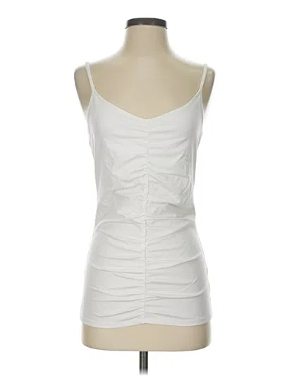 Express Tank Top Ivory Strapless Neckline Tops In White