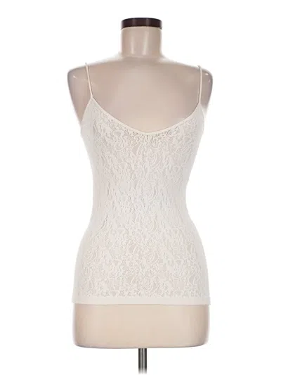 Pre-owned Express Tank Top Ivory Strapless Neckline Tops