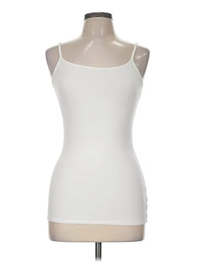 Pre-owned Express Tank Top Ivory Strapless Neckline Tops