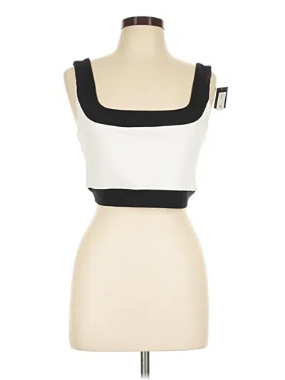 Pre-owned Express Tank Top Ivory Strapless Neckline Tops